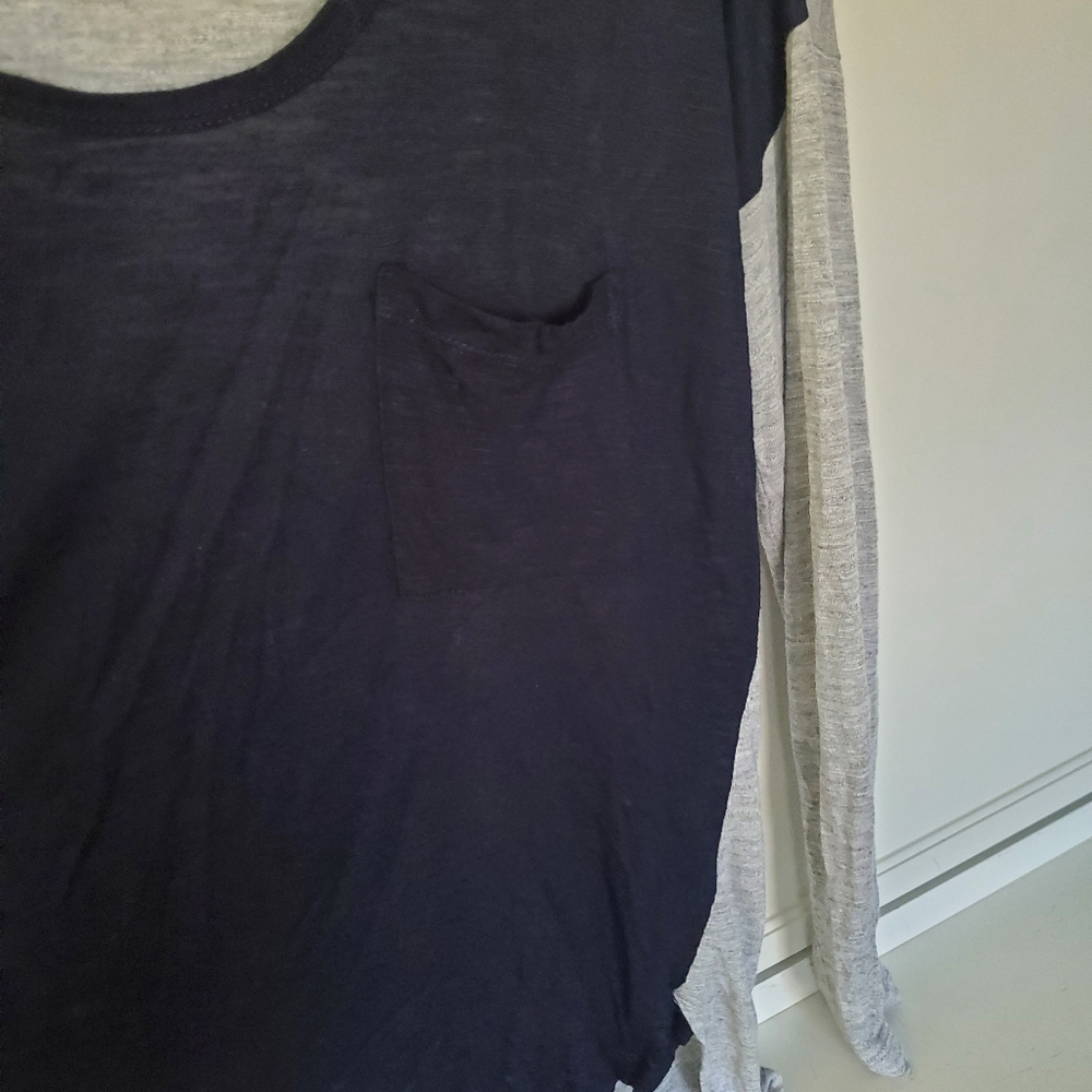 Madewell Two-tone Long-sleeve T-shirt - Picture 2 of 4